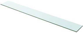 3051582 vidaXL Рафтове, 2 бр, панели прозрачно стъкло, 100x12 см