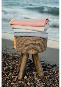 Синьо одеяло със съдържание на памук Лято , 140 x 180 cm Linen - Euromant