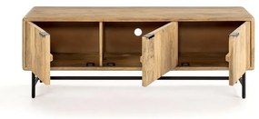 Маса за телевизор от масивно манго в естествен цвят 145x50x40 cm Mundra – MOME