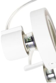 Модерен таванен прожектор бял 2-светлини GU10 50mm - Master