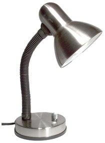 Димируема Настолна лампа KADET – S 1xE27/40W сив метал