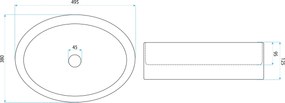 Умивалник за плот REA Mirella Transparent