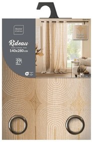 Бежово перде 140x280 cm Ondine – douceur d'intérieur