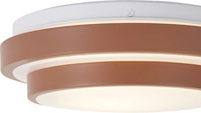 Модерен плафон Sienna с бял цвят 25 см IP44 - Walden