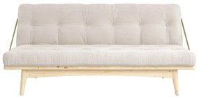 Променлив диван от велур /Натурален Folk Raw - Karup Design