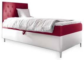 Тапицирано легло  ESME + топер,  80x200, fresh 8,ляв