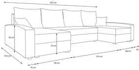 Ъглов диван Donetsk max-Portokali-Mauro