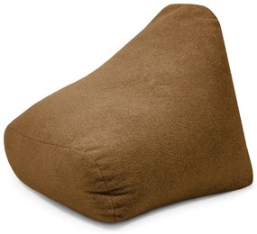 Кафяв детски пуф от букле Snug 80 – SLOWDOWN