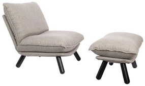 Сив фотьойл Lazy Sack - Zuiver