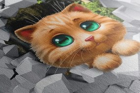 Картина на платно – Сладка котка