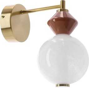 LED стенна лампа FLORES LED/7W/230V златна/кафява
