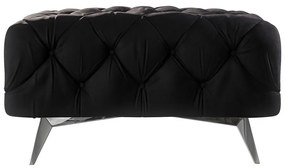 Черна кадифена табуретка Chelsea – Ropez