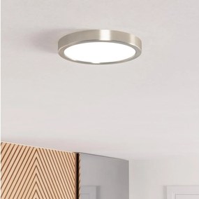 Eglo 901316 -LED таванно осветително тяло FUEVA LED/11,5W/230V 2700/4000/6500K диам.21,1cm хром