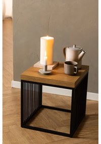 Странична масичка с дъбов плот 40x40 cm Strington – Actona