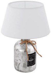 Eglo 202115 - Настолна лампа MOJADA 1xE27/40W/230V бяла