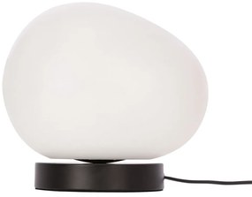 Черно-бяла настолна лампа (височина 19 cm) Stones – Candellux Lighting