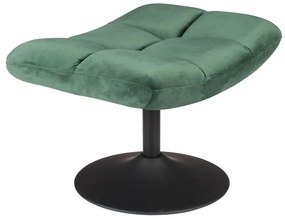 Столче за крака от зелено кадифе Bar - Dutchbone