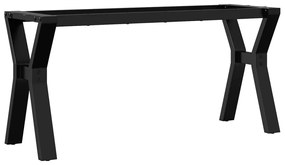 357925 vidaXL Крака за кафе маса, Y-рамка, 90x30x43 см, стомана