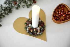 Подложка за хранене от еко кожа 30x30 cm Heart Hippo – LIND DNA