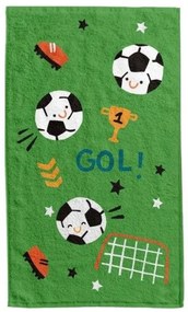 Детска памучна кърпа с футболен мотив - GOAL Ширина: 30 см | Дължина: 50 см