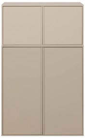 Кремав модулен гардероб от борова дървесина 100x150 cm Daily – vtwonen