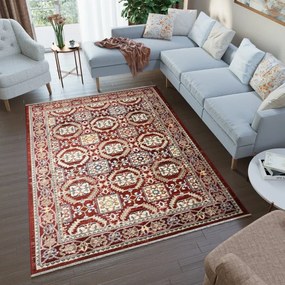 Червен ориенталски килим в марокански стил Šírka: 160 cm | Dĺžka: 225 cm