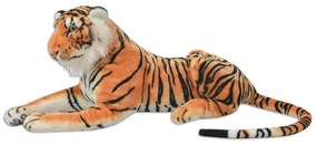 80163 vidaXL Плюшена детска играчка тигър кафява XXL