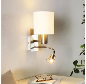 Eglo 96477 - LED гъвкаво осветление PASTERI 1xE27/40W+LED/3,8W бяло