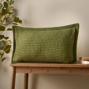 Памучна декоративна възглавница 30x50 cm Jaipur Chunky Waffle – Pineapple Elephant