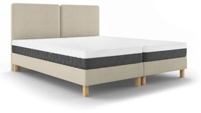 Бежово двойно легло Lotus, 180 x 200 cm - Mazzini Beds
