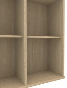 Стенен шкаф за книги, облицован с дъб Mistral 025 - Hammel Furniture