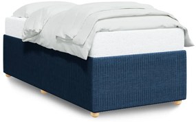3284899 vidaXL Рамка за легло без матрак, Синьо, 80x200 см, плат