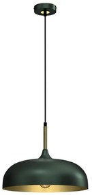 Brilagi - Пендел ABRAHAM 1xE27/60W/230V Ø 35 см зелен