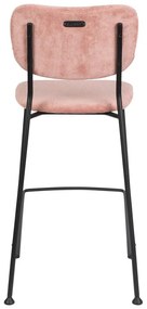 Светлорозови бар столове в комплект от 2 броя 92 cm Benson - Zuiver