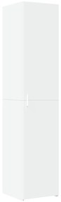 3281399 vidaXL Висок шкаф, бял, 40x42,5x185 см, инженерно дърво
