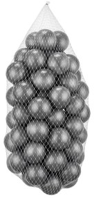 Пластмасови топки за игра 50 бр., Ø 7 см, сиви