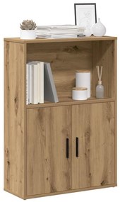 860417 vidaXL Библиотека, дъб артизан, 60x24x85 см, инженерно дърво