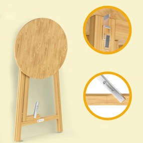 Бар маса от масивна дървесина - сгъваема