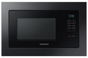 Микровълнова фурна за вграждане Samsung MG23A7013CA/OL, 1100 W, 6 нива, 23 л, Грил, Размразяване, Керамично покритие, Поддържане на топлината, Графит