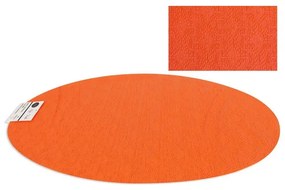 Подложка за маса PVC Овал (49 x 36 cm) - Оранжев