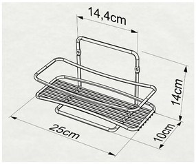 ПОСТАВКА ЗА БАНЯ TEKNO TEL BK-004 1 ниво
