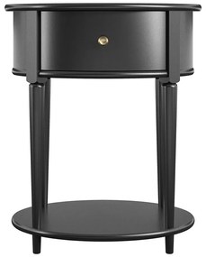 Черно нощно шкафче Aurora – Støraa