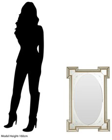 Стенно огледало 80x120 cm - Premier Housewares