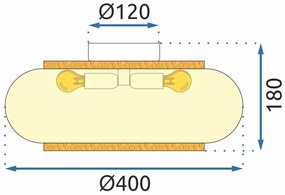 Плафон за таван APP1253-3C