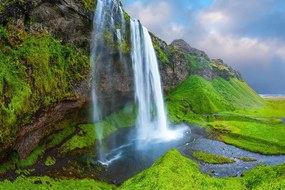 Фототапет – Величествен водопад в Исландия