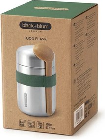 Термос за храна от неръждаема стомана в сребрист цвят 400 ml – Black + Blum