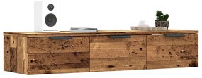 856985 vidaXL Стенни шкафове Old Wood 102x30x20 cm Инженерна дървесина