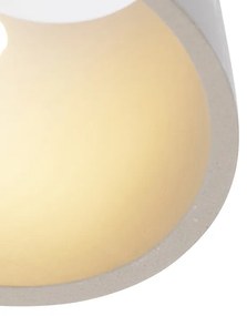 Индустриална Стенна Лампа от Бетон със Светлинен Ефект - Купа