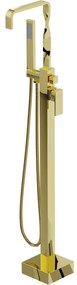 Mexen Avila свободностоящ смесител за вана, златен - 75833-50