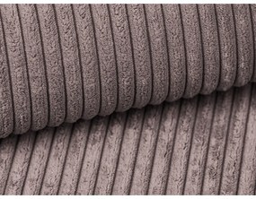 Сиво-розов разтегателен диван от рипсено кадифе 195 cm Nona – Makamii